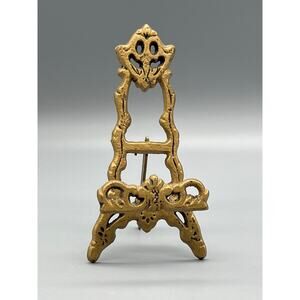 Vintage Mini Easel Picture Stand Art Nouveau Victorian Style Decor Accessories